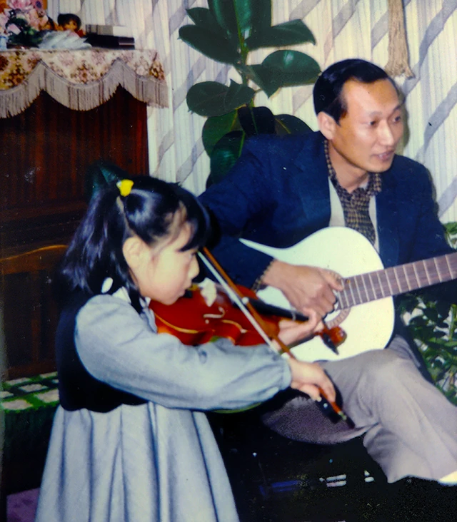 七歳の頃の講師と父上